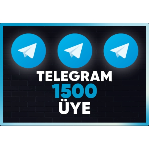  ⚡  GARANTİLİ  TELEGRAM 1500 ÜYE ⚡